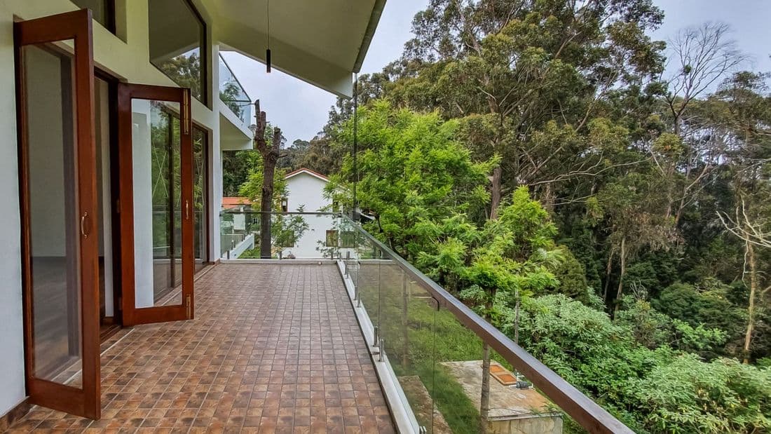 Balcony to forest view