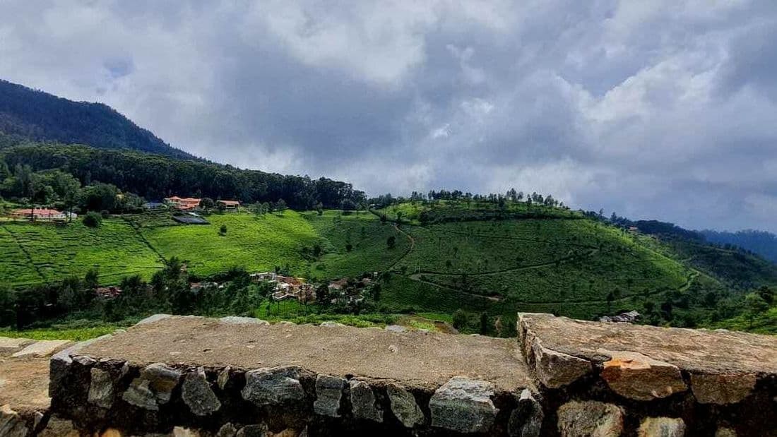 View of the estates just after the rains